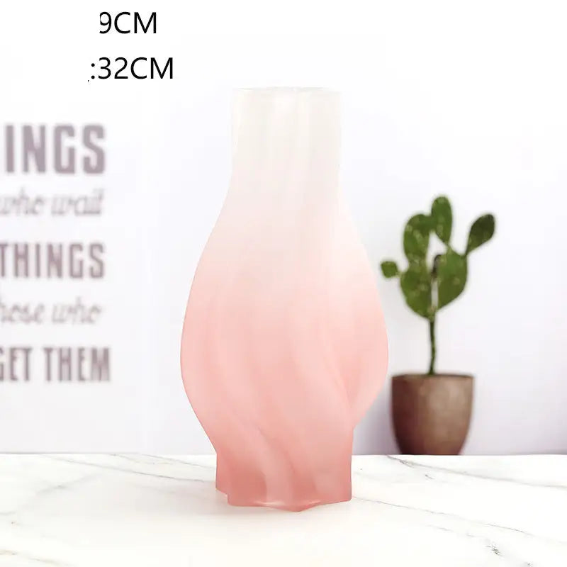 Frosted Glass Vase - sleek-selections
