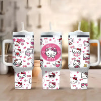 Hello Kitty themed tumblers.