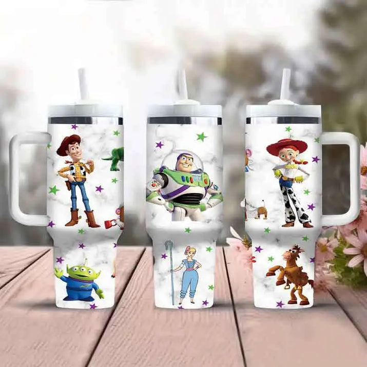 Toy Story character tumblers.
