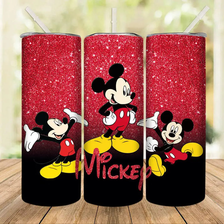 Mickey Mouse tumbler set.