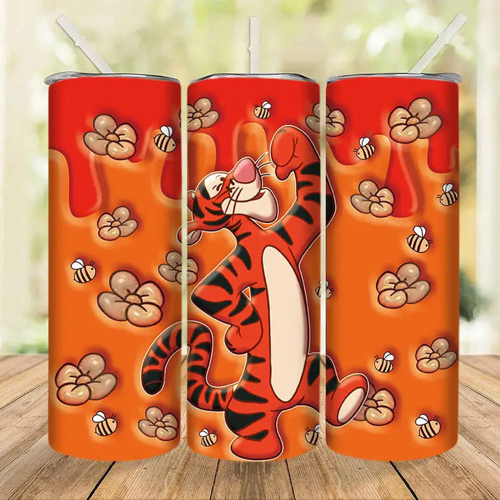 Tigger-themed tumbler set.