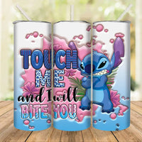 Stitch-themed tumbler.