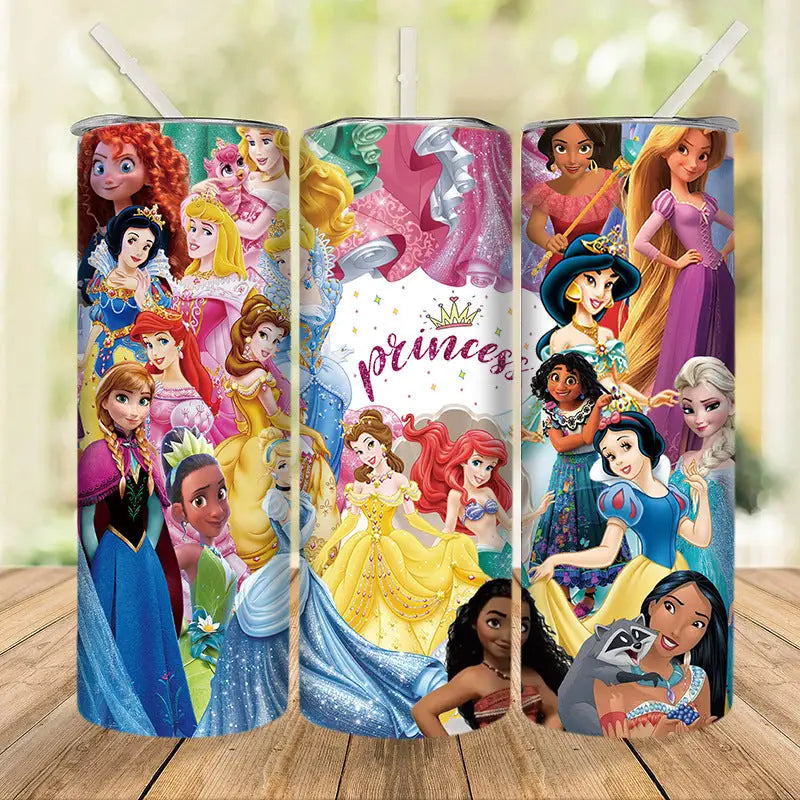 Disney princess tumbler cups.