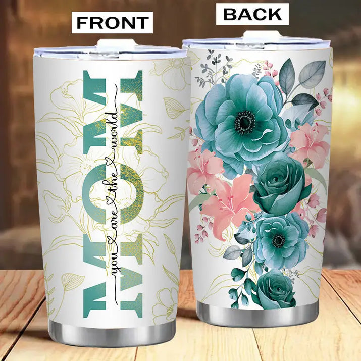 Two insulated tumblers.