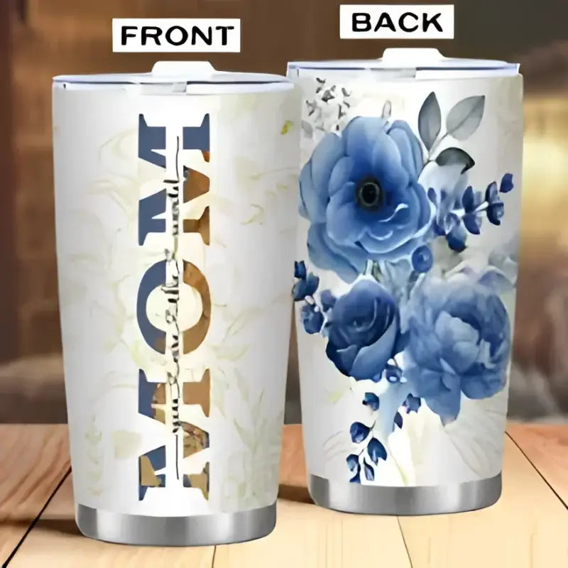 Two-sided tumbler.