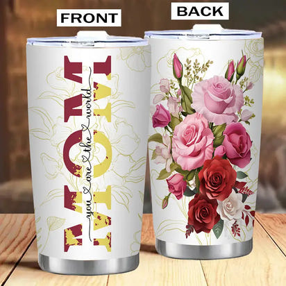 Two insulated tumblers.