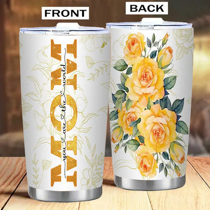 Two insulated tumblers.