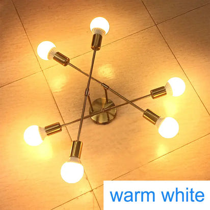 Nordic Industrial Wrought Iron Ceiling Light - sleek-selections