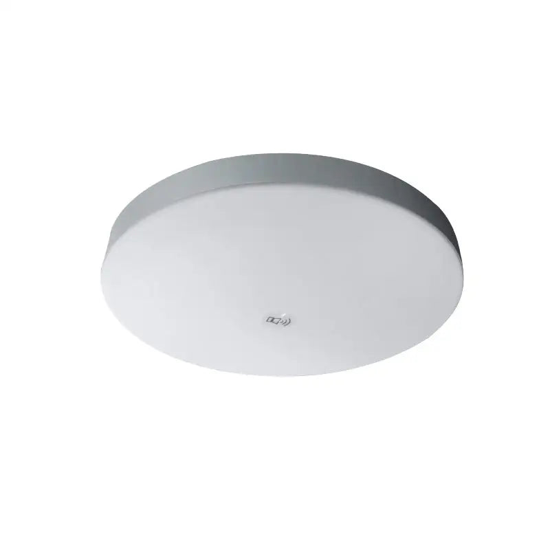 Round ceiling light.