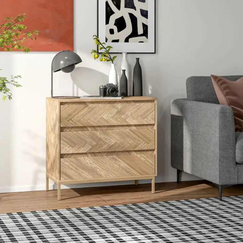 Nature Wood Chest of Drawers - sleek-selections