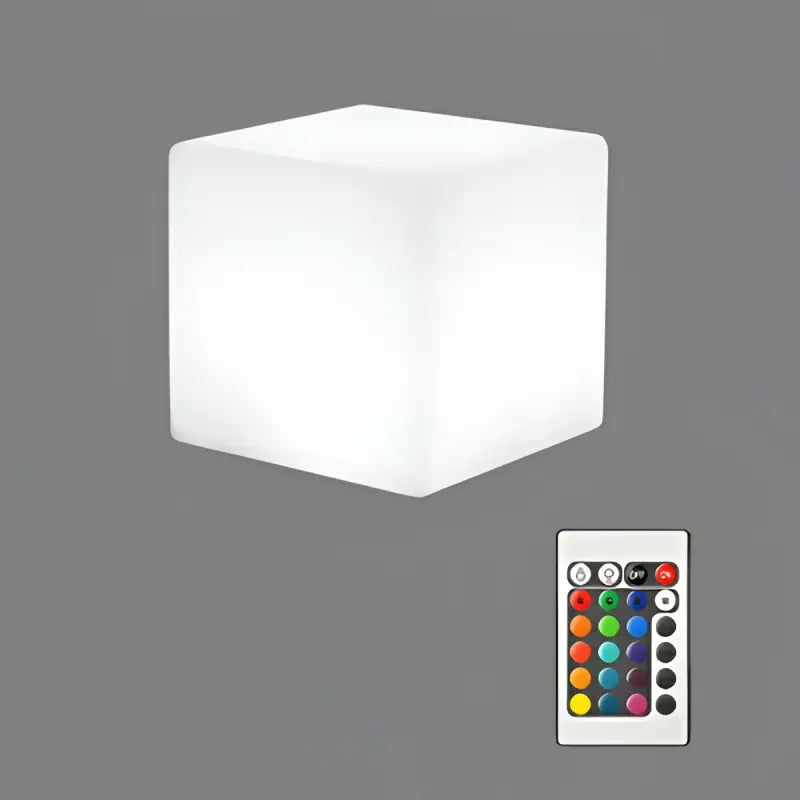 Illuminated LED Cube Atmosphere Light with Remote Control for Stylish Cube Atmosphere Decor