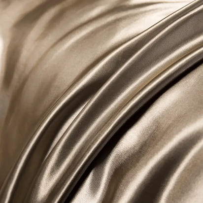 Wrinkled golden fabric.