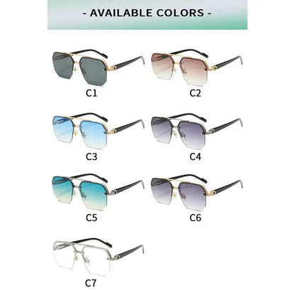 Sunglasses in various colors.