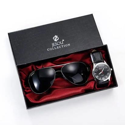 Men's Sunglasses and Watch Gift Set - sleek-selections