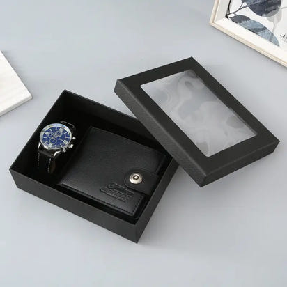 Men's Wallet Watch Belt Gift Box - sleek-selections