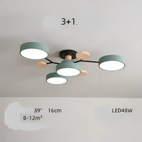 Modern ceiling light fixture.