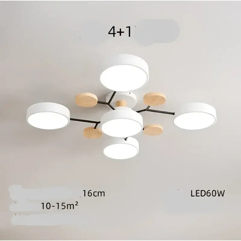 Modern ceiling light fixture.
