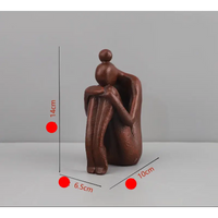 Modern Minimalist Time Character Ornaments - sleek-selections