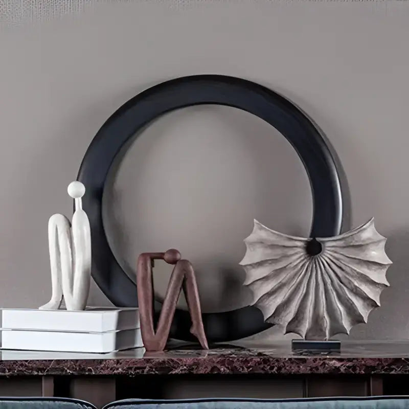 Modern Minimalist Time Character Ornaments - sleek-selections