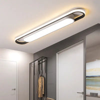 Modern oval ceiling light.