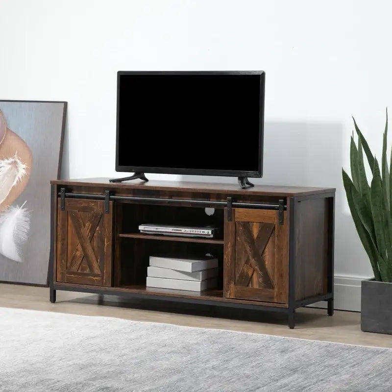 Industrial TV Stand - sleek-selections