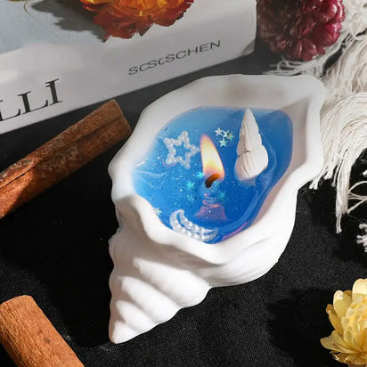 Ocean Wind Conch Aromatherapy Candle - sleek-selections
