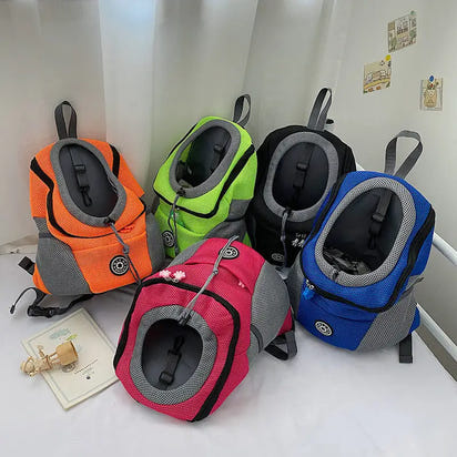 Colorful pet carrier backpack for pets ideal as a durable pet carrier backpack