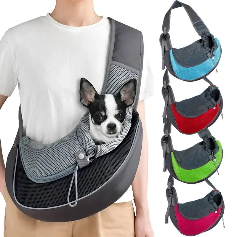 Dog carrier backpack and pet cat dog travel tote in various color options
