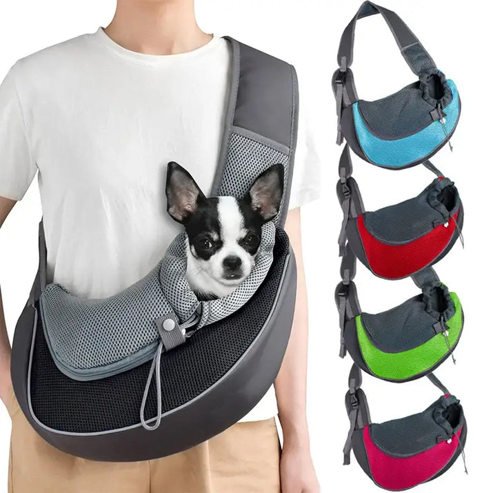 Dog carrier backpack and pet cat dog travel tote in various color options
