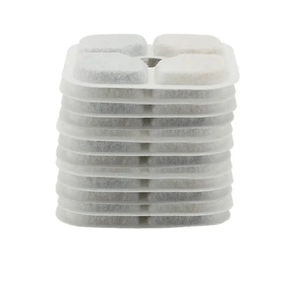 Stacked Pet Fountain Filters water filter cartridges for clean, fresh pet fountain filters