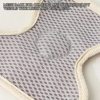 Gray mesh fabric with padded center on adjustable pet leash Cat Dog Harness Dog Harness 120cm