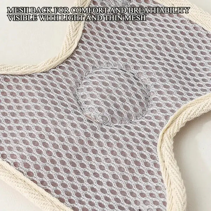 Gray mesh fabric with padded center on adjustable pet leash Cat Dog Harness Dog Harness 120cm