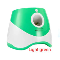 Light green and white pet tennis pitching ball for tennis pitching ball machine