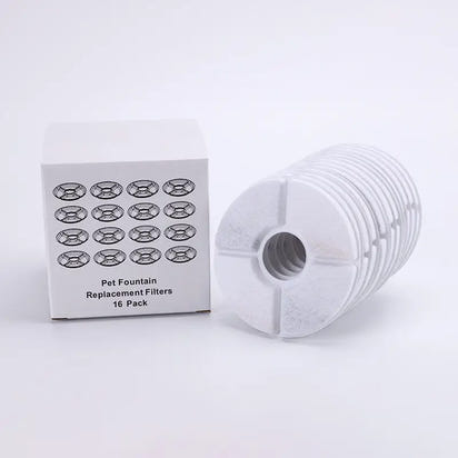 Pet water dispenser activated carbon filters for clean, fresh drinking water for pets