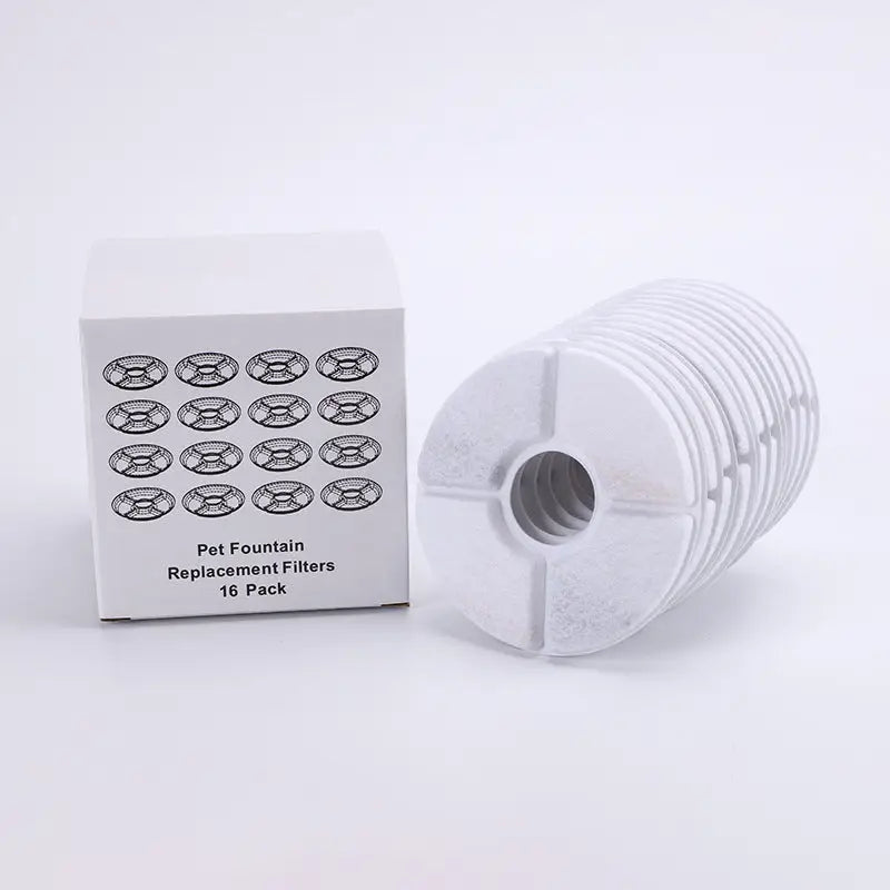 Pet water dispenser activated carbon filters for clean, fresh drinking water for pets