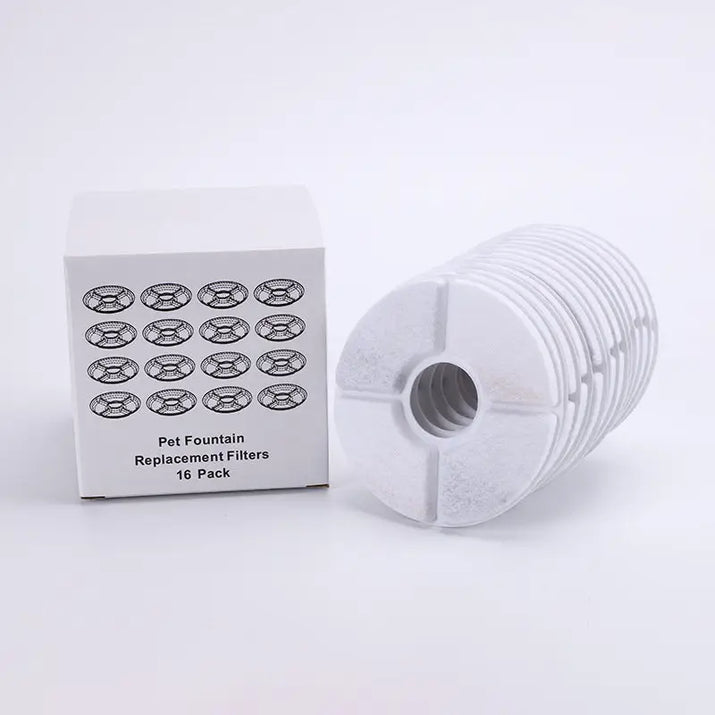 Pet water dispenser activated carbon filters for clean, fresh drinking water for pets