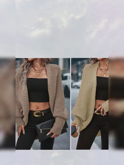 knitted Autumn and winter Cardigan