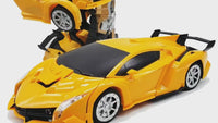 New Remote Control 2 in 1 RC Car Toy Transformation Robots Car