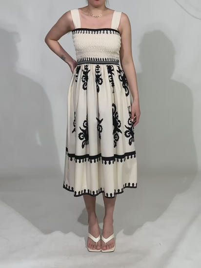 Elegant Fashion Printed Dress