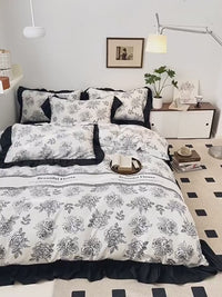Hepburn Style Lace  Four-Piece Bedding