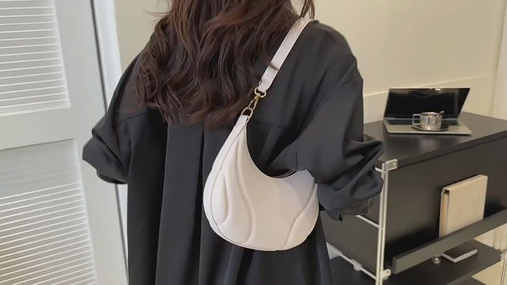 Textured Trend Shoulder Bag Purse