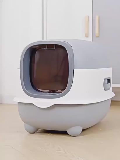 fully Enclosed Anti-Splash Oversized Litter Box