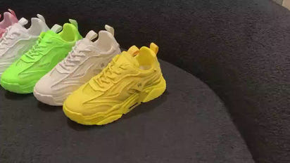 Candy Color Platform Sneakers