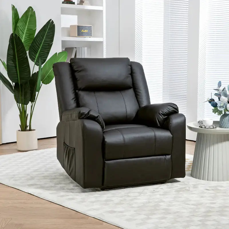 PU Leather Reclining Chair - sleek-selections