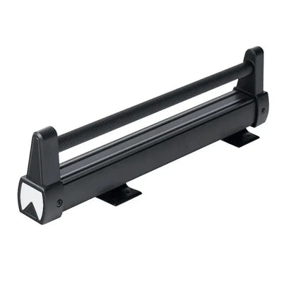 Black ski rack.