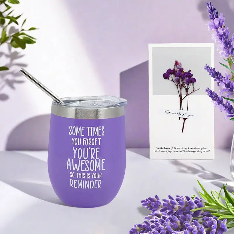 Purple Spa Set With Cup-Candle - sleek-selections