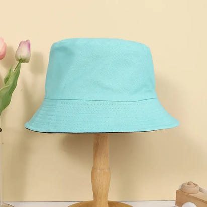 Reversible  Unisex solid color double-sided fisherman hat - sleek-selections