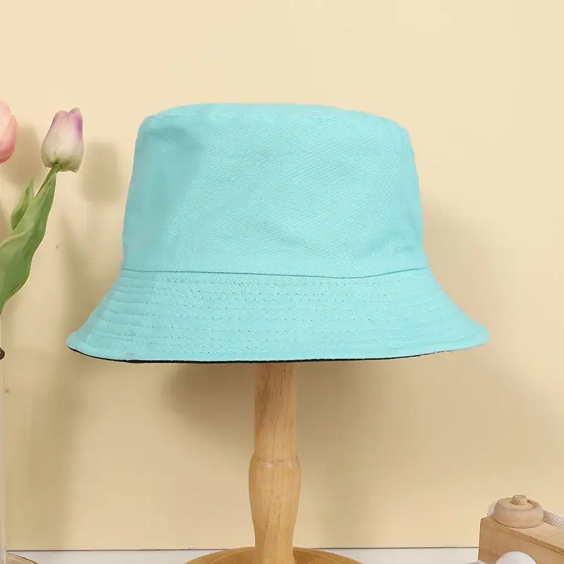 Reversible  Unisex solid color double-sided fisherman hat - sleek-selections