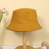 Reversible  Unisex solid color double-sided fisherman hat - sleek-selections