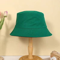 Reversible  Unisex solid color double-sided fisherman hat - sleek-selections